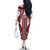 Bula Fiji Vintage Family Matching Off The Shoulder Long Sleeve Dress and Hawaiian Shirt Scarlet Masi Motifs