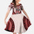 Bula Fiji Vintage Family Matching Tank Maxi Dress and Hawaiian Shirt Scarlet Masi Motifs