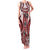 Bula Fiji Vintage Family Matching Tank Maxi Dress and Hawaiian Shirt Scarlet Masi Motifs