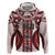Bula Fiji Vintage Hoodie Scarlet Masi Motifs