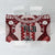 Bula Fiji Vintage Tablecloth Scarlet Masi Motifs