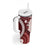 Bula Fiji Vintage Tumbler With Handle Scarlet Masi Motifs