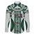 Bula Fiji Vintage Family Matching Tank Maxi Dress and Hawaiian Shirt Phthalo Green Masi Motifs