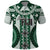 Bula Fiji Vintage Polo Shirt Phthalo Green Masi Motifs