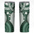 Bula Fiji Vintage Skinny Tumbler Phthalo Green Masi Motifs