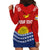 Personalised Kiribati Independence Day Hoodie Dress Flag Style 44th Anniversary LT7 - Polynesian Pride