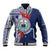 Samoa Rugby Personalized Baseball Jacket Toa Samoa Myriad Siapo