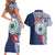 Samoa Rugby Personalized Couples Matching Short Sleeve Bodycon Dress and Hawaiian Shirt Toa Samoa Myriad Siapo