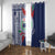 Samoa Rugby Personalized Window Curtain Toa Samoa Myriad Siapo