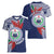 Samoa Rugby Personalized Women V-Neck T-Shirt Toa Samoa Myriad Siapo