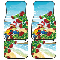 Have A Very Beach Christmas Car Mats Parrot By Lehua Flower - Polynesian Pride