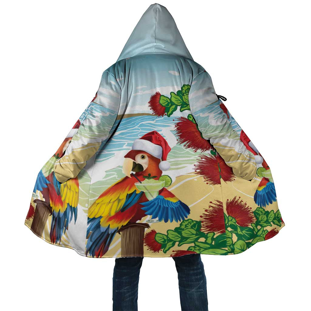 Have A Very Beach Christmas Cloak Parrot By Lehua Flower - Polynesian Pride