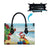 Have A Very Beach Christmas Leather Bag Parrot By Lehua Flower - Polynesian Pride