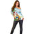 Have A Very Beach Christmas Off Shoulder Sweater Parrot By Lehua Flower - Polynesian Pride