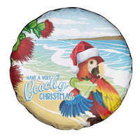 Have A Very Beach Christmas Spare Tire Cover Parrot By Lehua Flower - Polynesian Pride