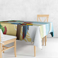 Have A Very Beach Christmas Tablecloth Parrot By Lehua Flower - Polynesian Pride