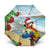 Have A Very Beach Christmas Umbrella Parrot By Lehua Flower - Polynesian Pride