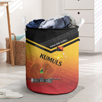 Papua New Guinea Rugby The Kumuls Laundry Basket Motuan Inspired Pattern LT7 Multicolor - Polynesian Pride