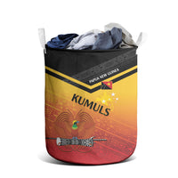 Papua New Guinea Rugby The Kumuls Laundry Basket Motuan Inspired Pattern LT7 - Polynesian Pride