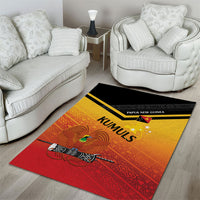 Papua New Guinea Rugby The Kumuls Area Rug Motuan Inspired Pattern LT7 - Polynesian Pride