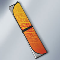 Papua New Guinea Rugby The Kumuls Auto Sun Shade Motuan Inspired Pattern LT7 - Polynesian Pride