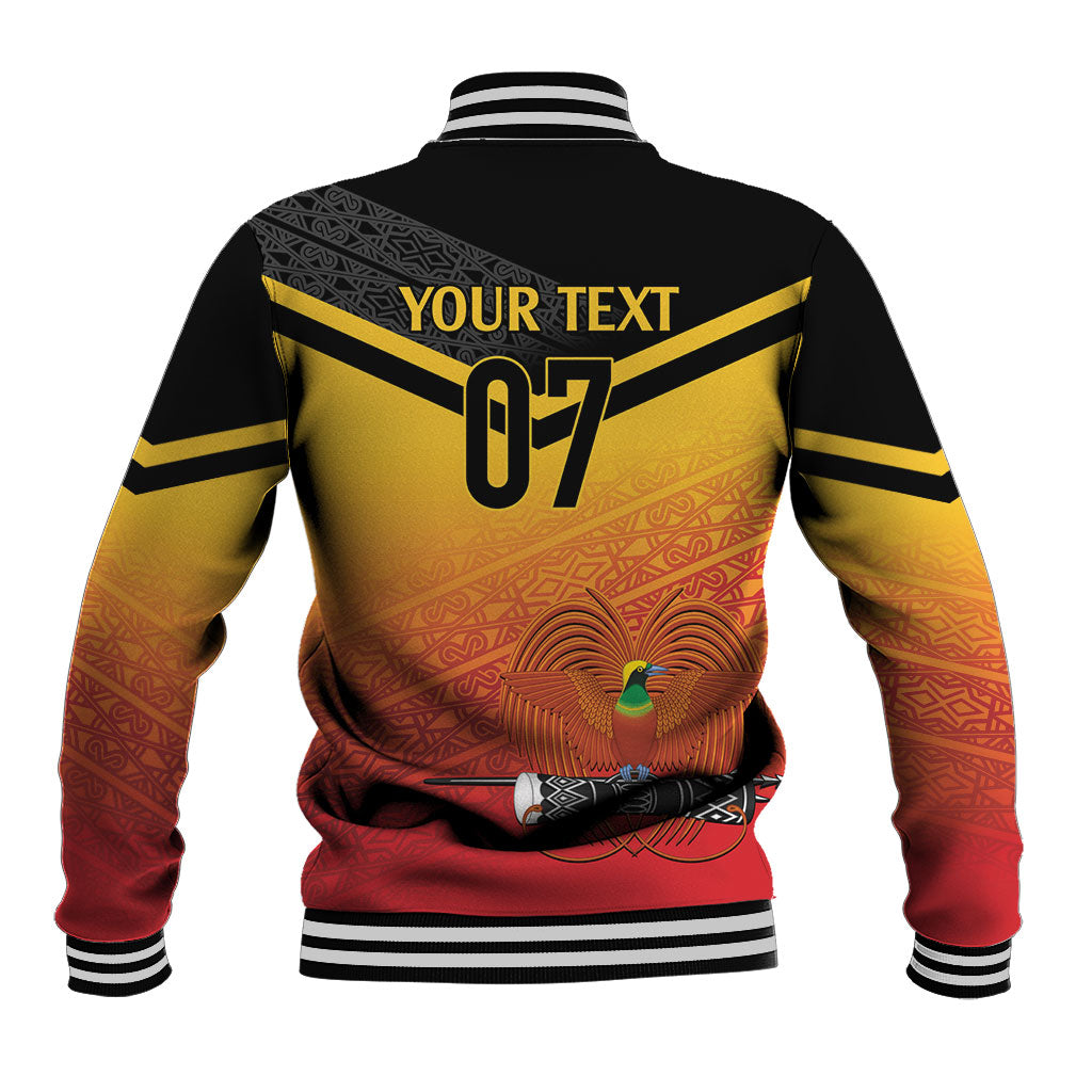 Papua New Guinea Custom Rugby The Kumuls Baseball Jacket Motuan Inspired Pattern LT7 - Polynesian Pride