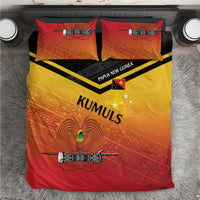 Papua New Guinea Rugby The Kumuls Bedding Set Motuan Inspired Pattern LT7 Multicolor - Polynesian Pride