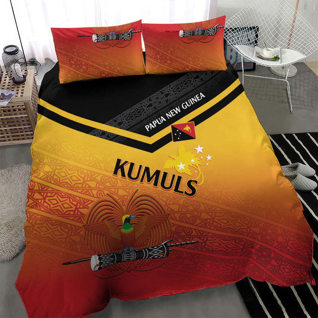 Papua New Guinea Rugby The Kumuls Bedding Set Motuan Inspired Pattern LT7 - Polynesian Pride