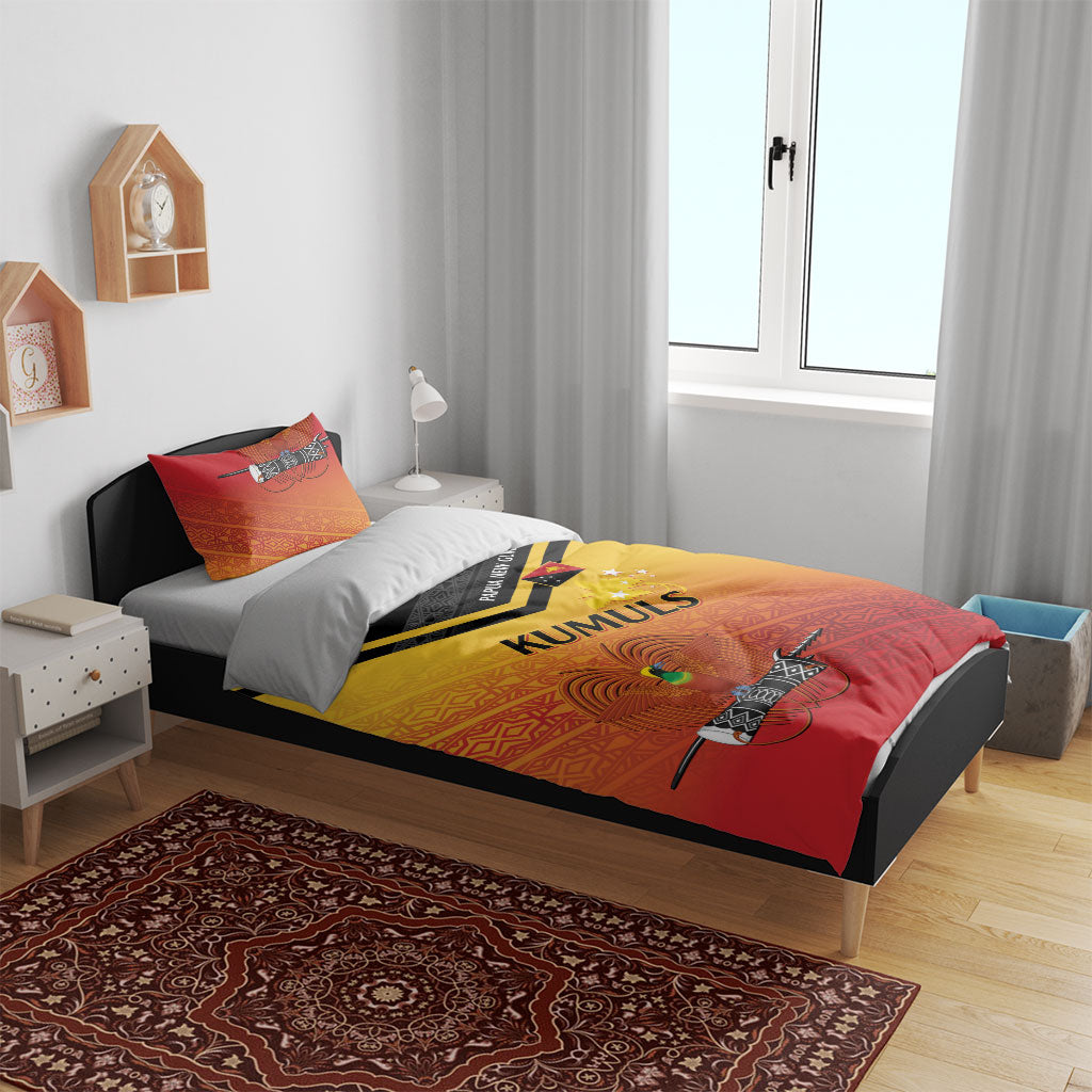 Papua New Guinea Rugby The Kumuls Bedding Set Motuan Inspired Pattern LT7 - Polynesian Pride