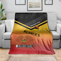 Papua New Guinea Rugby The Kumuls Blanket Motuan Inspired Pattern LT7 - Polynesian Pride