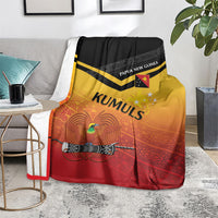 Papua New Guinea Rugby The Kumuls Blanket Motuan Inspired Pattern LT7 - Polynesian Pride
