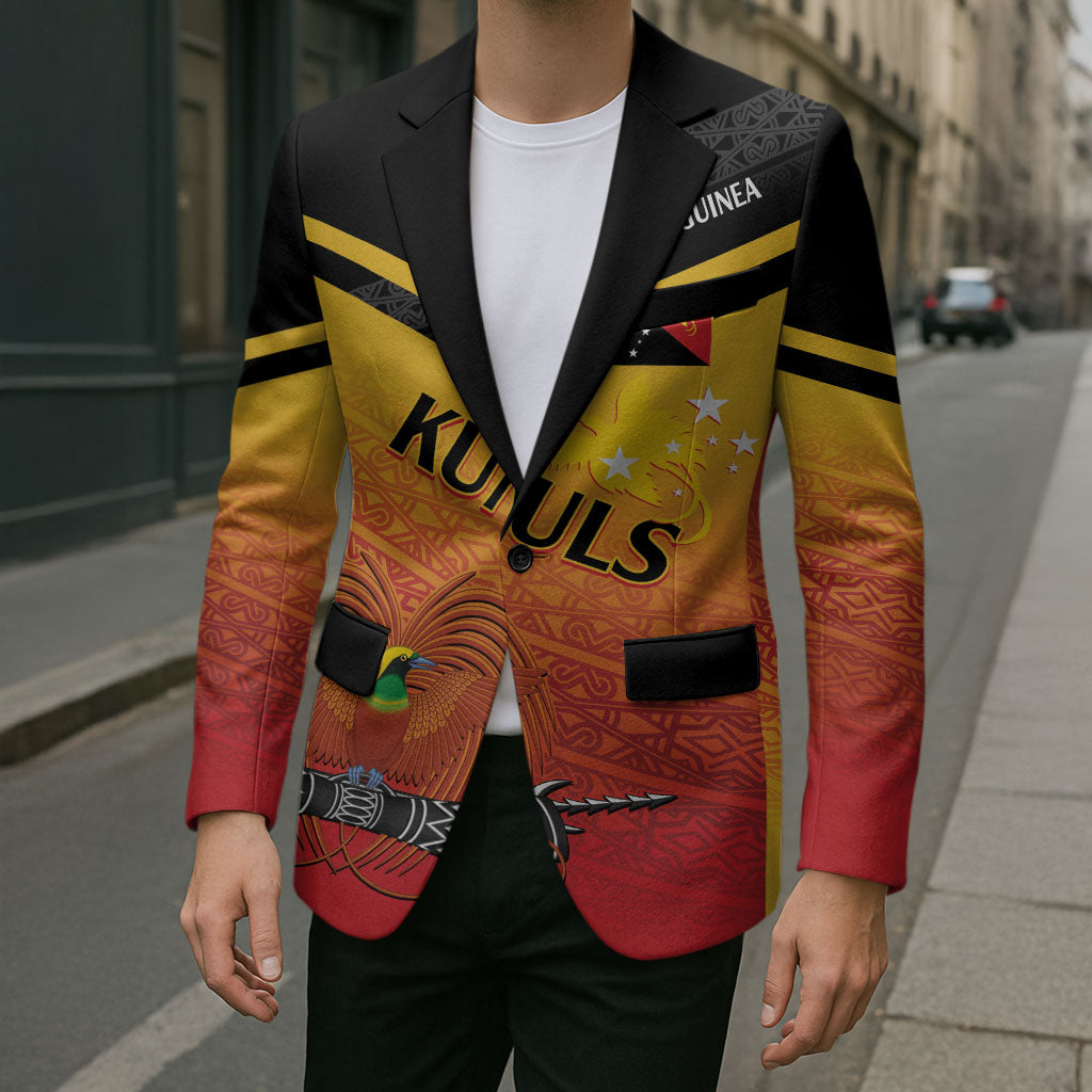 Papua New Guinea Custom Rugby The Kumuls Blazer Motuan Inspired Pattern LT7 - Polynesian Pride