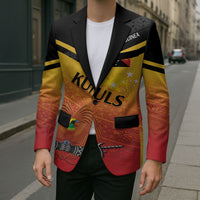 Papua New Guinea Custom Rugby The Kumuls Blazer Motuan Inspired Pattern LT7 - Polynesian Pride