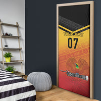 Papua New Guinea Custom Rugby The Kumuls Door Cover Motuan Inspired Pattern LT7 - Polynesian Pride