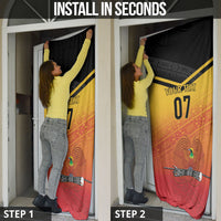 Papua New Guinea Custom Rugby The Kumuls Door Cover Motuan Inspired Pattern LT7 - Polynesian Pride