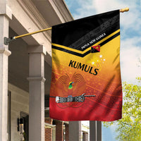Papua New Guinea Rugby The Kumuls Garden Flag Motuan Inspired Pattern LT7 House Flag Multicolor - Polynesian Pride