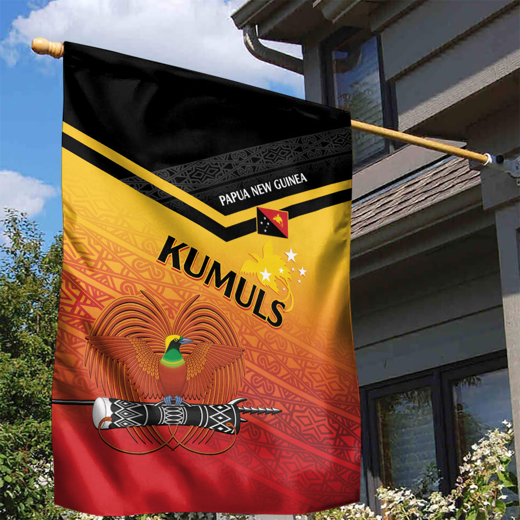 Papua New Guinea Rugby The Kumuls Garden Flag Motuan Inspired Pattern LT7 - Polynesian Pride
