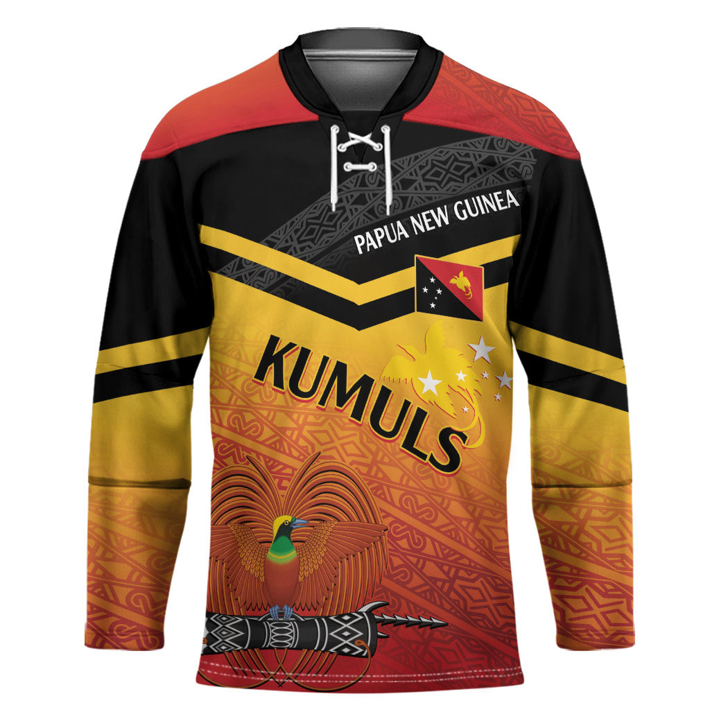 Papua New Guinea Custom Rugby The Kumuls Hockey Jersey Motuan Inspired Pattern LT7 Unisex Multicolor - Polynesian Pride