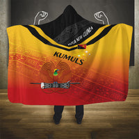 Papua New Guinea Rugby The Kumuls Hooded Blanket Motuan Inspired Pattern LT7 - Polynesian Pride