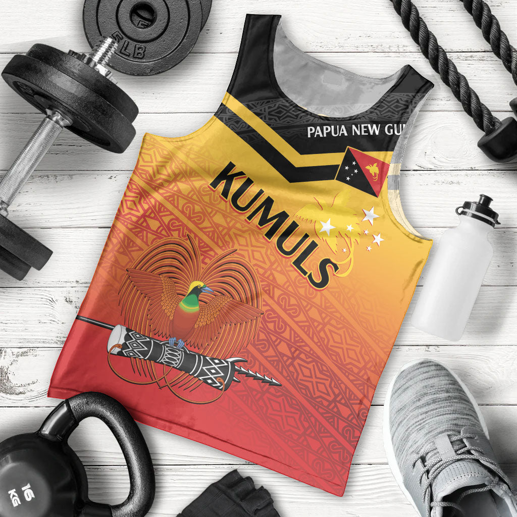 Papua New Guinea Custom Rugby The Kumuls Men Tank Top Motuan Inspired Pattern LT7 - Polynesian Pride