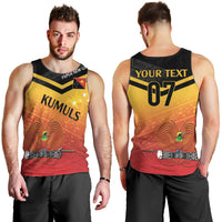 Papua New Guinea Custom Rugby The Kumuls Men Tank Top Motuan Inspired Pattern LT7 - Polynesian Pride