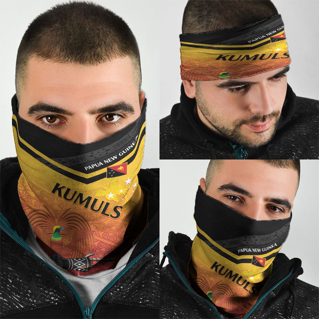 Papua New Guinea Rugby The Kumuls Neck Gaiter Motuan Inspired Pattern LT7 - Polynesian Pride