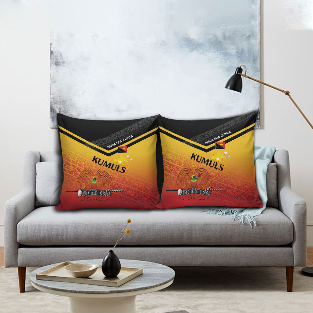 Papua New Guinea Rugby The Kumuls Pillow Cover Motuan Inspired Pattern LT7 - Polynesian Pride