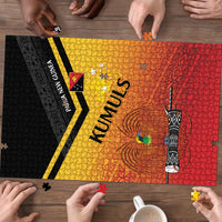 Papua New Guinea Rugby The Kumuls Puzzle Motuan Inspired Pattern LT7 - Polynesian Pride