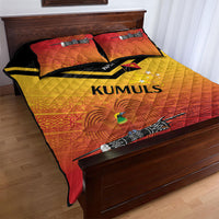 Papua New Guinea Rugby The Kumuls Quilt Bed Set Motuan Inspired Pattern LT7 - Polynesian Pride