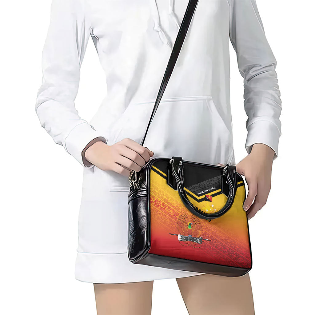 Papua New Guinea Rugby The Kumuls Shoulder Handbag Motuan Inspired Pattern LT7 - Polynesian Pride