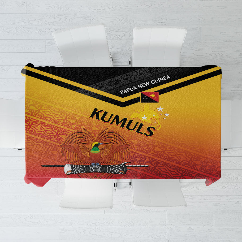 Papua New Guinea Rugby The Kumuls Tablecloth Motuan Inspired Pattern LT7 Multicolor - Polynesian Pride