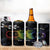 Personalised Polynesian Memorial 4 in 1 Can Cooler Tumbler Your Wings Were Ready But My Heart Was Not