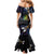 Personalised Polynesian Memorial Family Matching Mermaid Dress and Hawaiian Shirt Your Wings Were Ready But My Heart Was Not