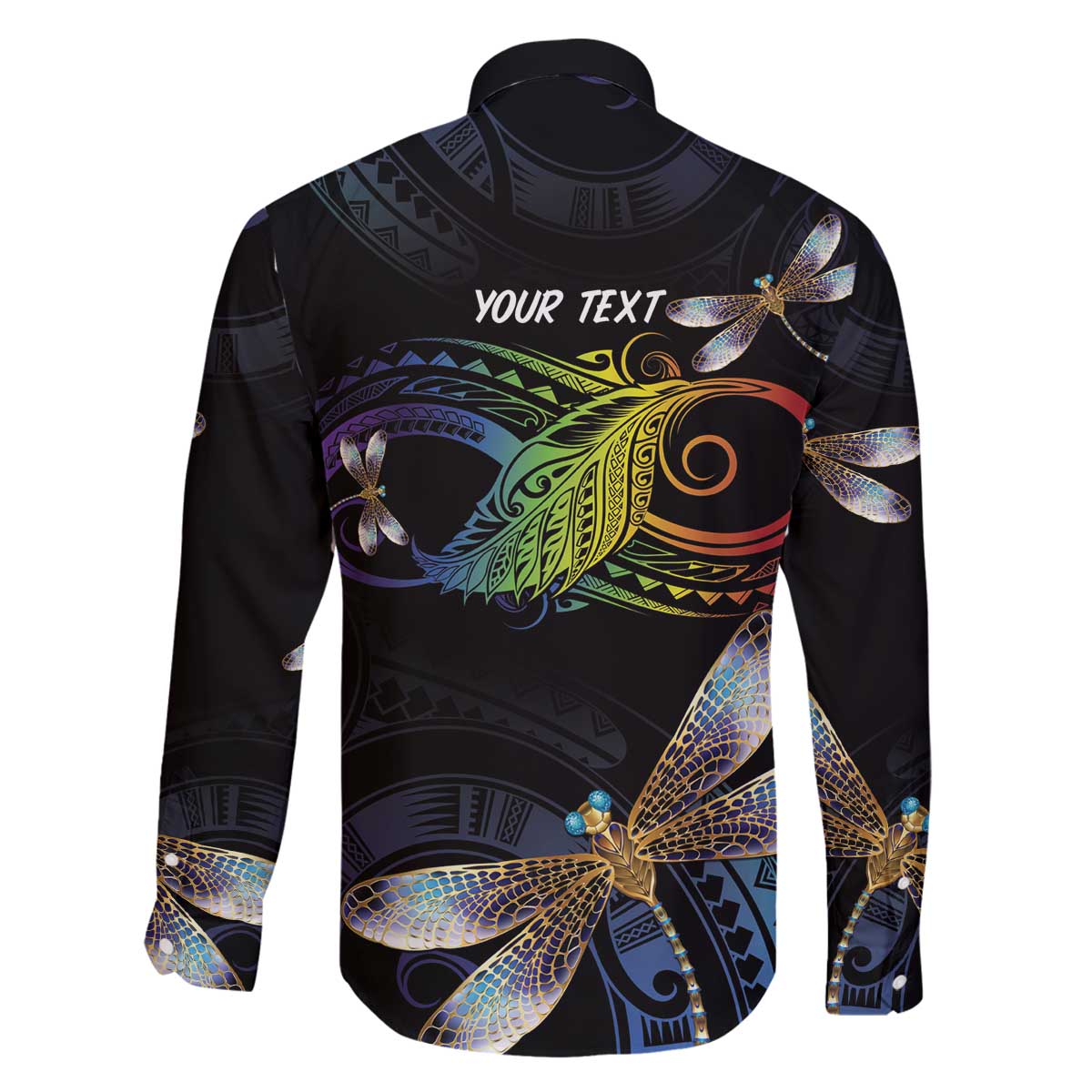 Personalised Polynesian Memorial Family Matching Off The Shoulder Long Sleeve Dress and Hawaiian Shirt Your Wings Were Ready But My Heart Was Not LT7 - Polynesian Pride